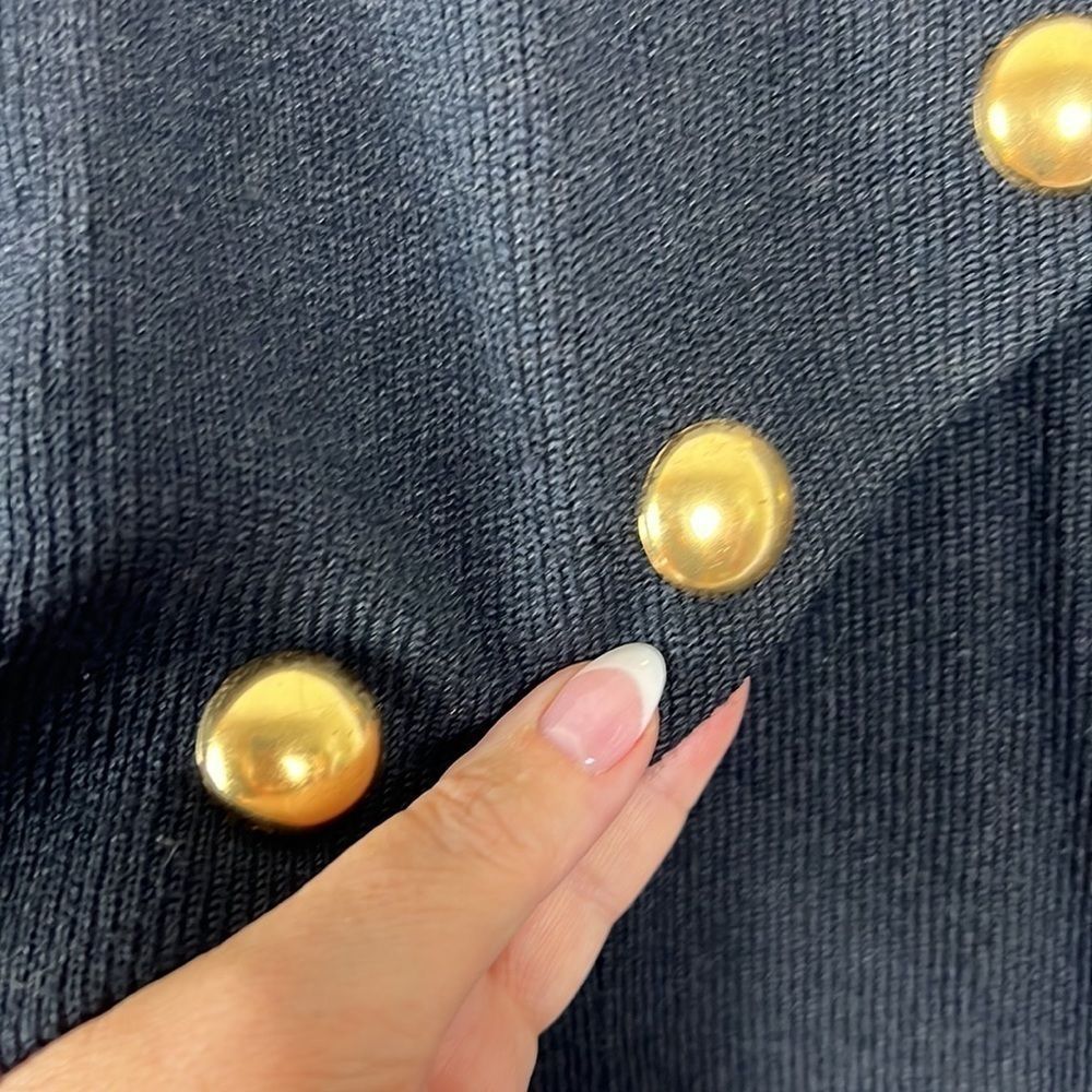 Vintage ILGWU label knit dress black made in USA size 8 - Picture 4 of 12